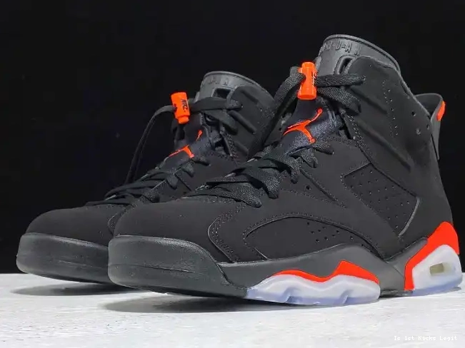 Jordan 6 Air 384664-060 Infrared OG Retro Black 0618